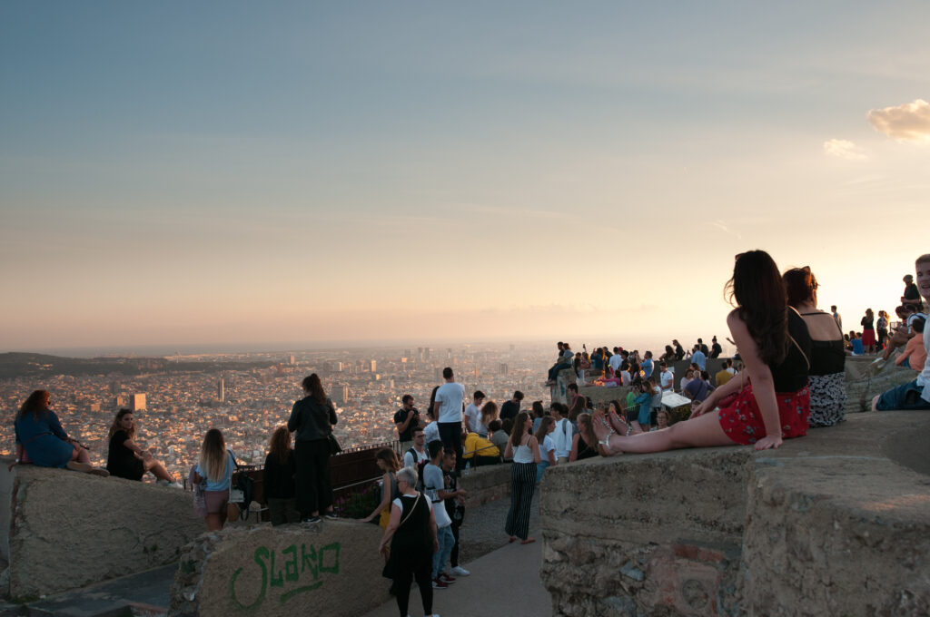 Atardecer desde los Bunkers del Carmel, Barcelona